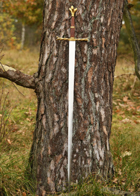 Writhen Hilt miekka ja tuppi (Royal Armouries), 1400-luvun puolentoista käden miekka