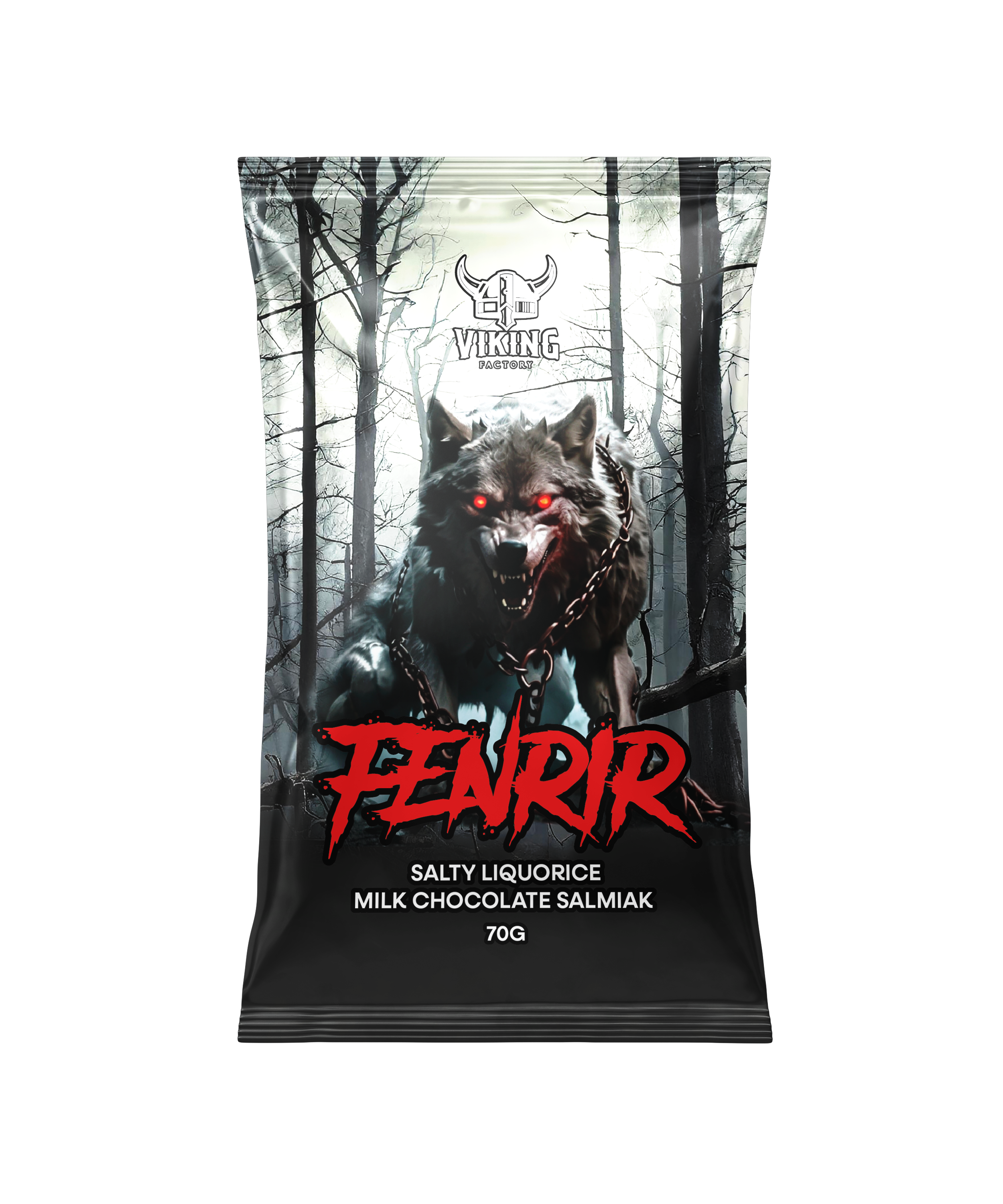 Fenrir Liqourice Milk chocolate Salmiak 70 g