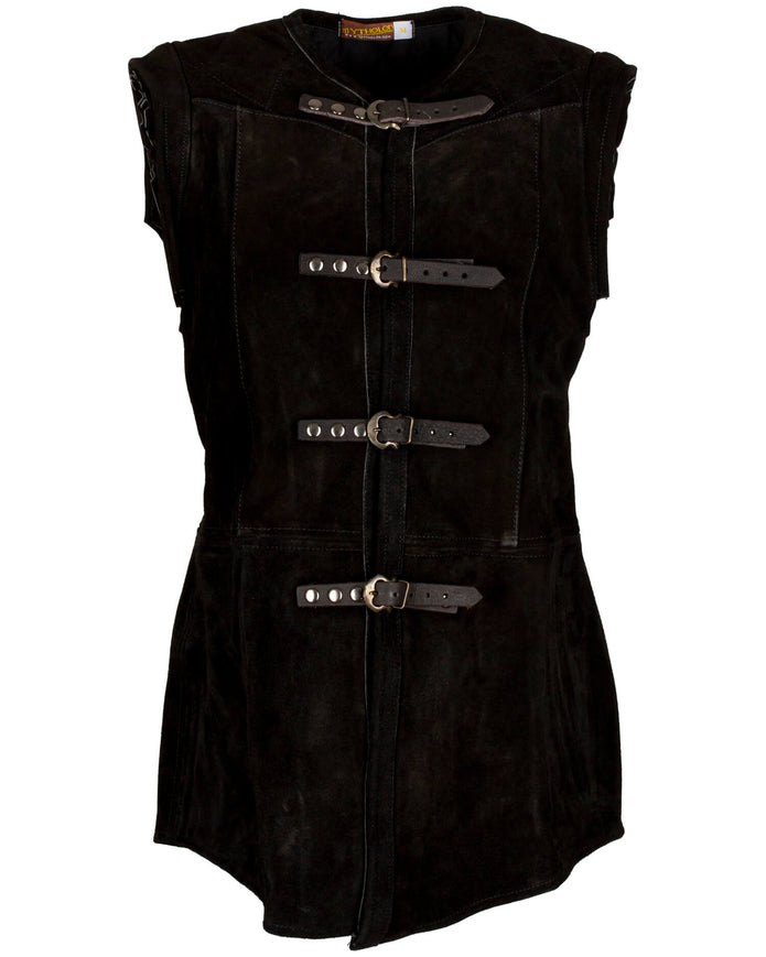 Garen-mokkanahkaliivi, lyhyt malli