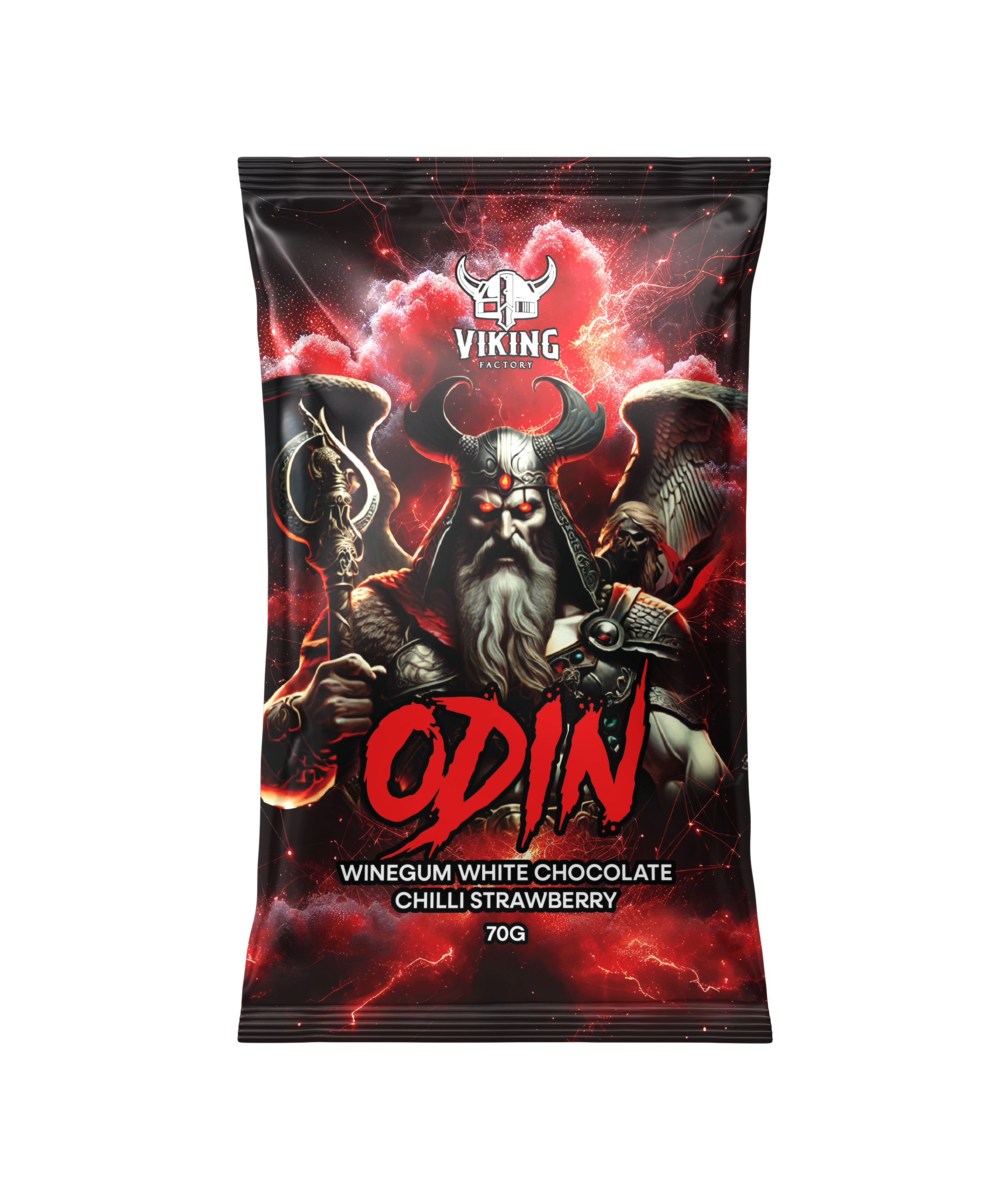 Odin Winegum White Chocolate Chili & Strawberry 70 g