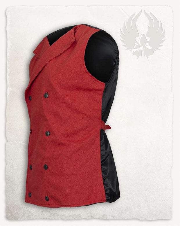 Hamish liivi punaista canvasta