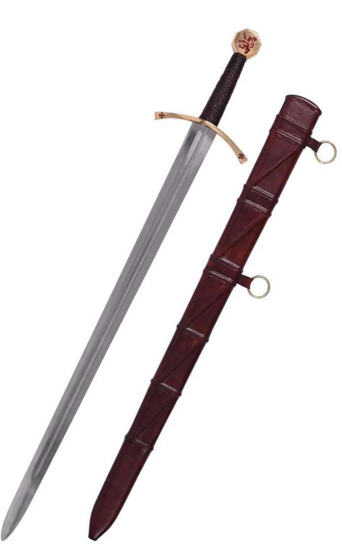 Yhden käden miekka Bruce, huotralla