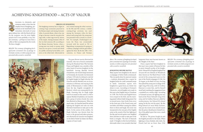 The Illustrated History of Knights and the Golden Age of Chivalry: A magnificent account of the medieval knight and the chivalric code, with over 450 ... tournaments, triumphs, courts and castles - Charles Phillips - Tarotpuoti