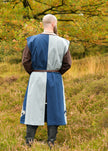 Tabardi liljakuvioilla, sininen/sinertävänharmaa