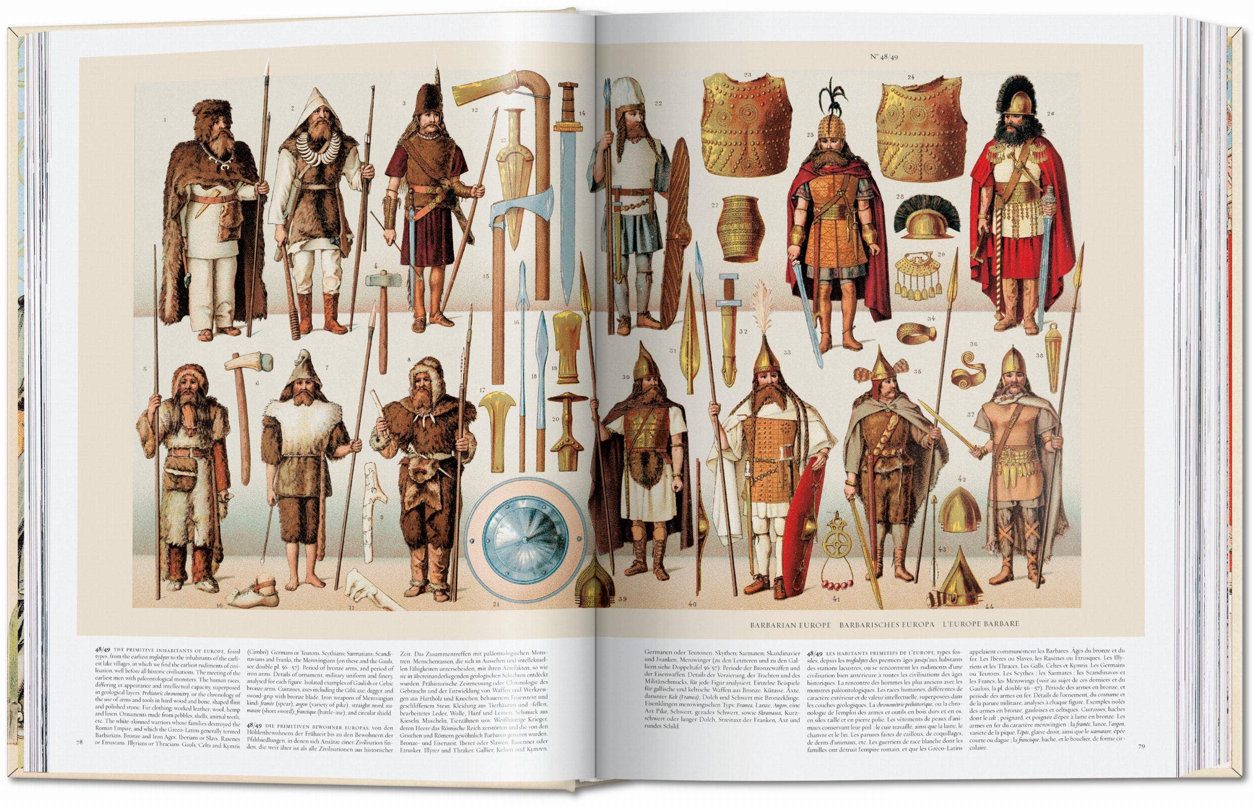 The Complete Costume History - Racinet (German, French, English)