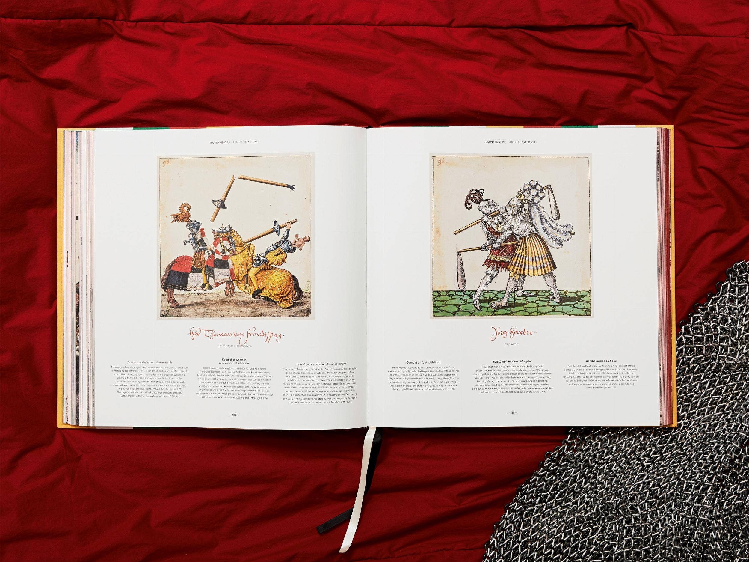 Medieval Games. The Book of Tournaments of Emperor Maximilian I - Freydal (German, French, English)