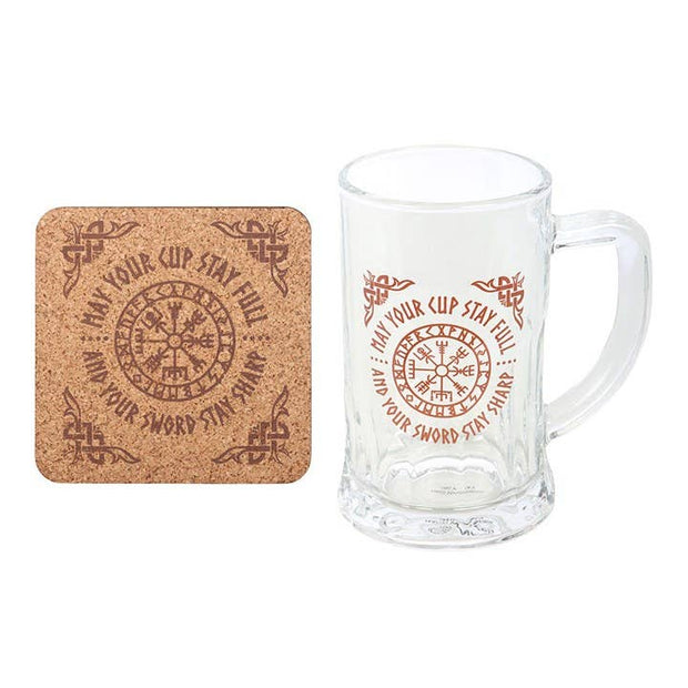 Oluttuoppi – Vegvisir-kompassi & lasinalunen