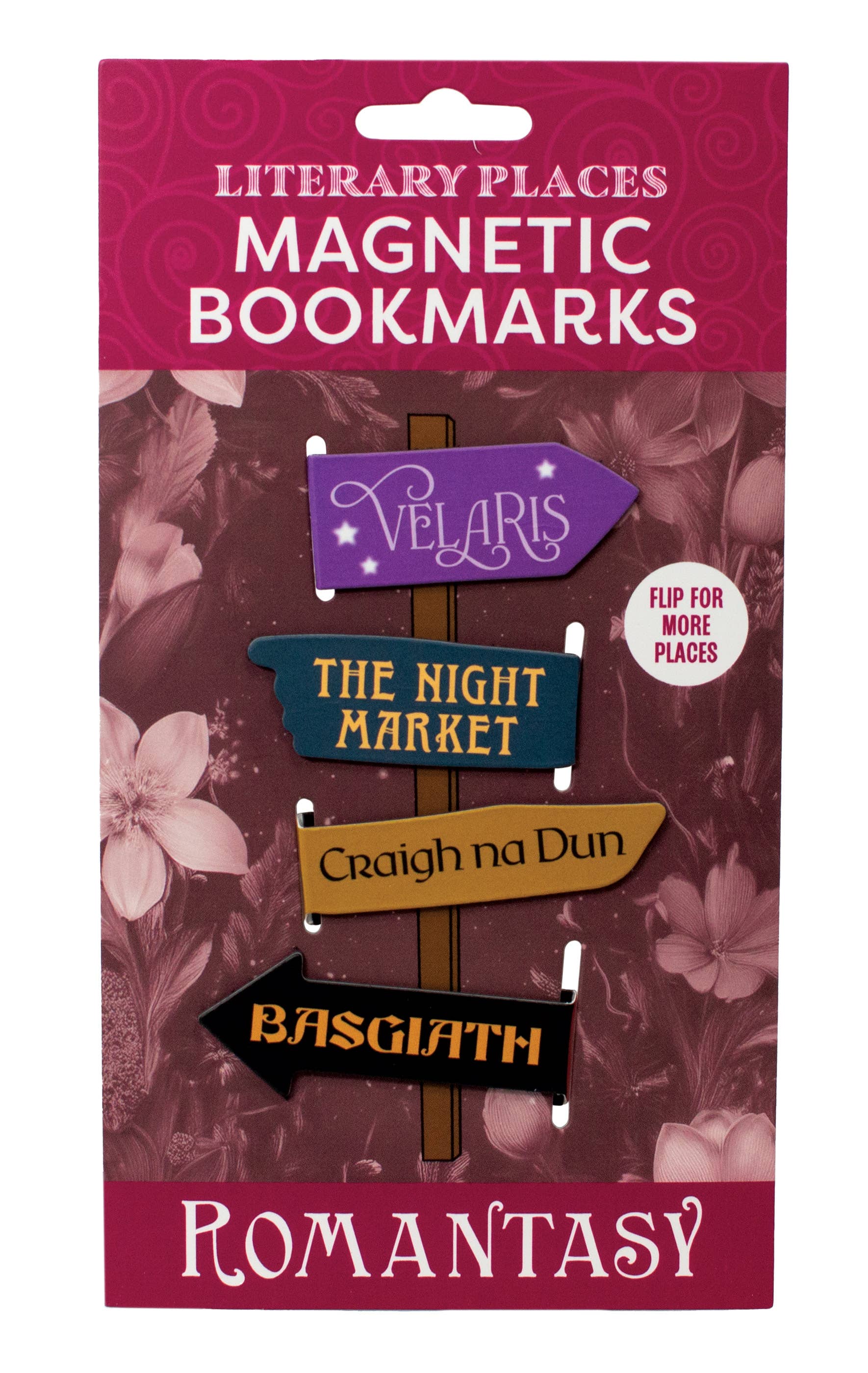 Literary Places -magneettikirjanmerkit (Romantasy Set)