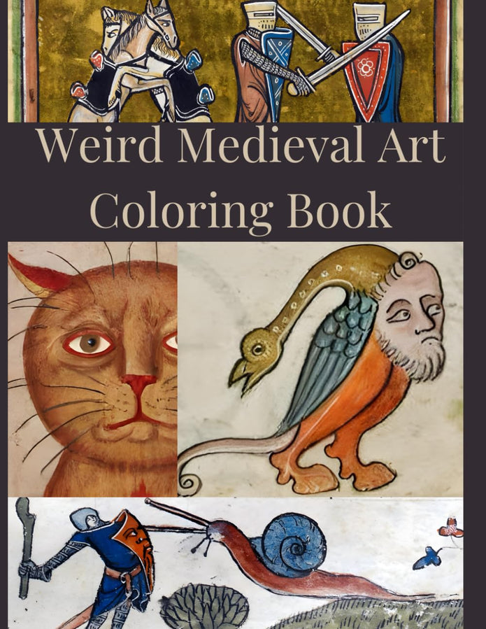 Medieval Marginalia – Värityskirja keskiajan oudoimmista kuvista