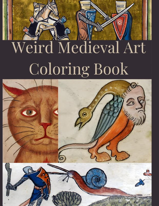 Medieval Marginalia – Värityskirja keskiajan oudoimmista kuvista