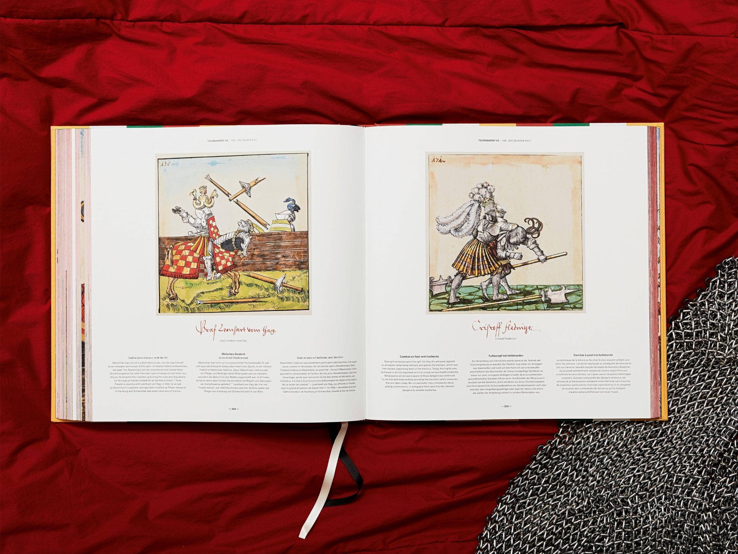 Medieval Games. The Book of Tournaments of Emperor Maximilian I - Freydal (German, French, English)