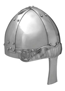 Spangenhelm-kypärä, nenäsuojalla, battle-ready