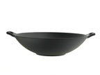 Valurautainen wokkipannu tarjoiluun, 36 cm